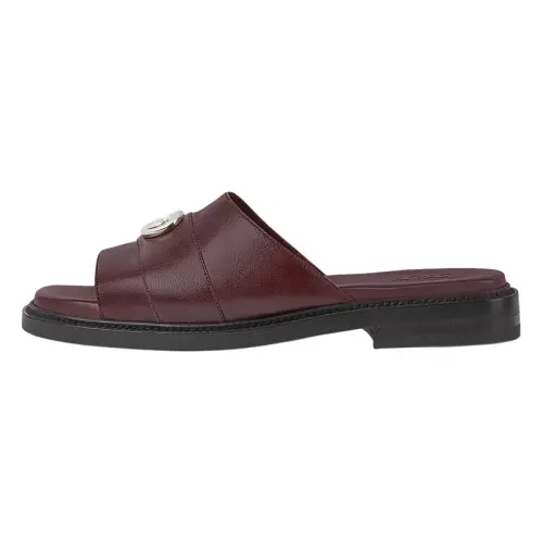 GUCCI Slide Slippers Men's Burgundy