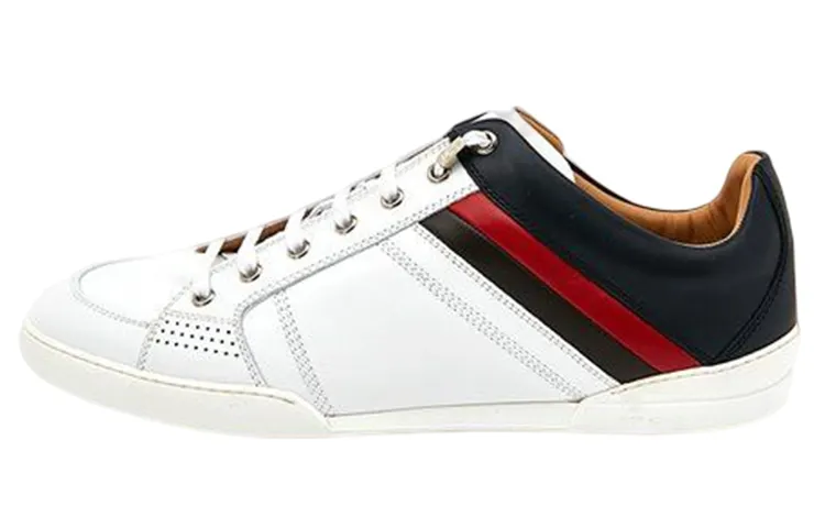 DIOR B23 Leather Low top Stylish Skateboarding Shoes Men's White Black