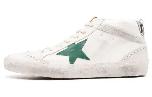 Golden Goose Mid Star Leather Sneakers