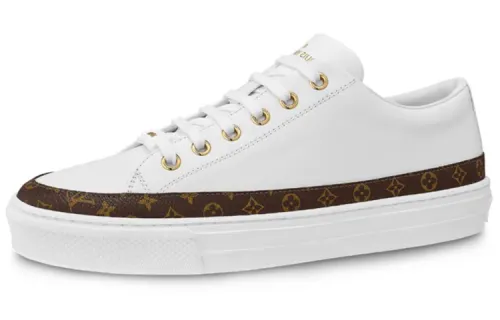 LOUIS VUITTON Lv Stellar Calfskin Sports Shoes White Women's
