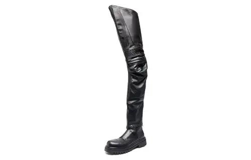 Vetements Over the knee Boots Men's Black