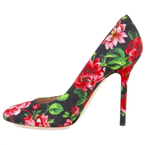 MIU MIU Slim Heel High Heels Women's Black
