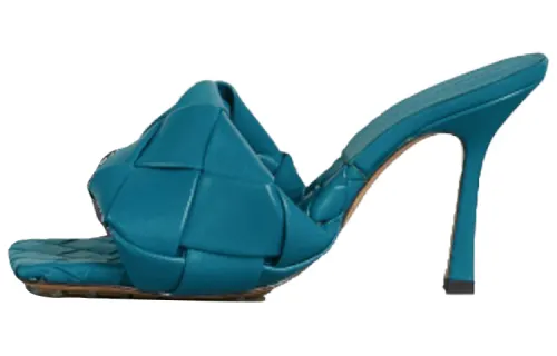 Bottega Veneta Lido Fashion Slide Slippers Women's Vintage Blue