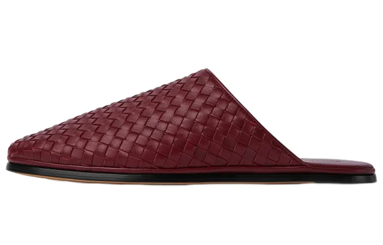 Bottega Veneta Closed Toe Slippers Men's Red