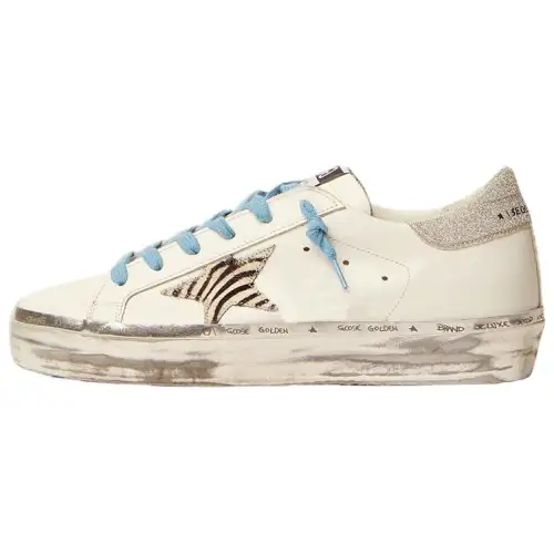 Golden Goose Hi Star Skateboard Shoes Women's Low Top White