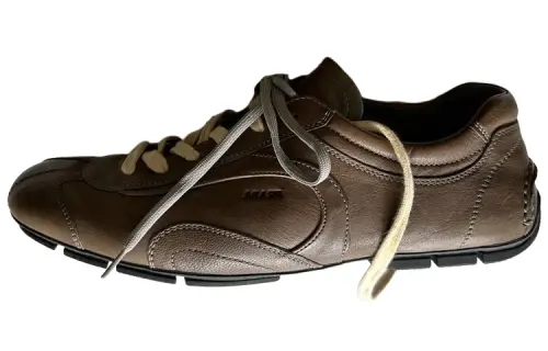 PRADA Lightweight Low top Casual Shoes Men's Brown