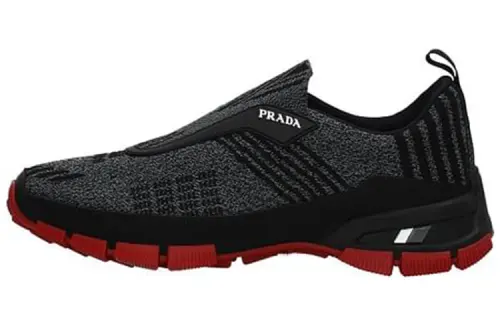 PRADA Casual Shoes Men's Low Top Gray
