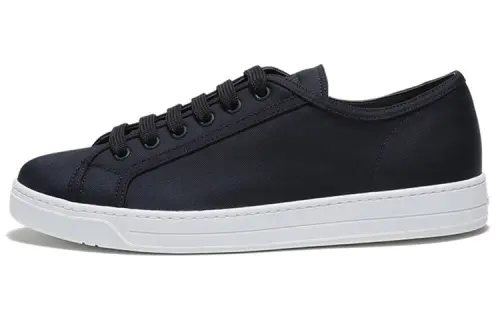 PRADA Fabric Casual Stylish Skateboarding Shoes Men's Teal