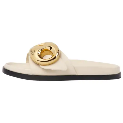 GUCCI Marina Slide Slippers Women's White