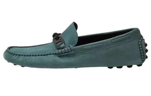 HERMES Alessandro Men's Casual Shoes Men's Blue