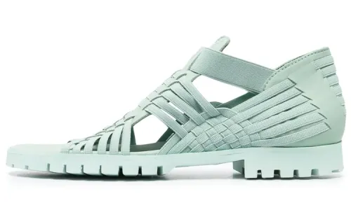 KENZO Greek Leather Beach Sandals Women's Green