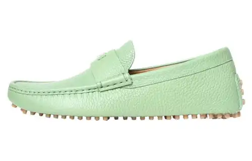 GUCCI Gommino Loafers Men's Green