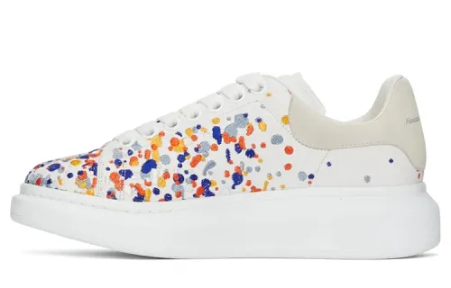 Alexander McQueen Oversized Sneaker Low top Stylish Skateboarding Shoes Men's White