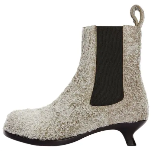 LOEWE Campo Short Chelsea Boots 4cm Women's Brown