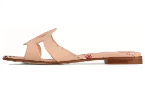 LOUIS VUITTON Slip Resistant Sole Slide Slippers Women's Pink