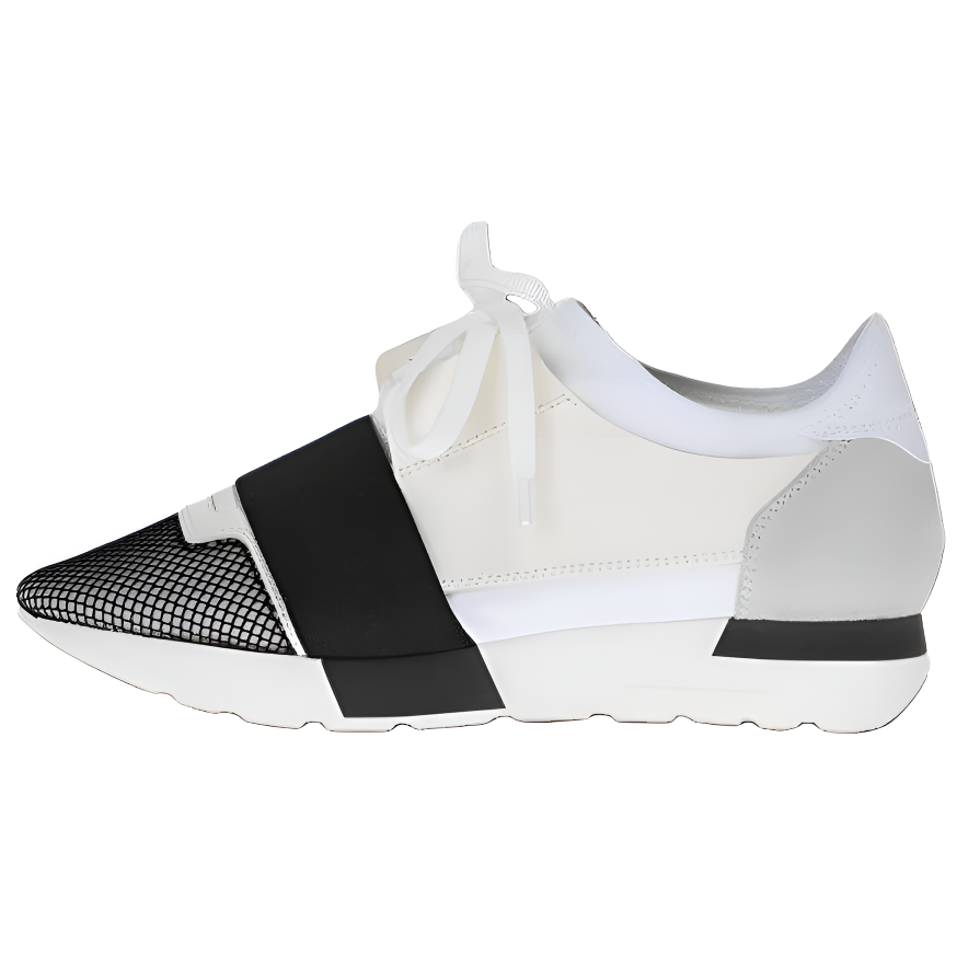 Balenciaga Race Runner Low top Casual Shoes Women's White