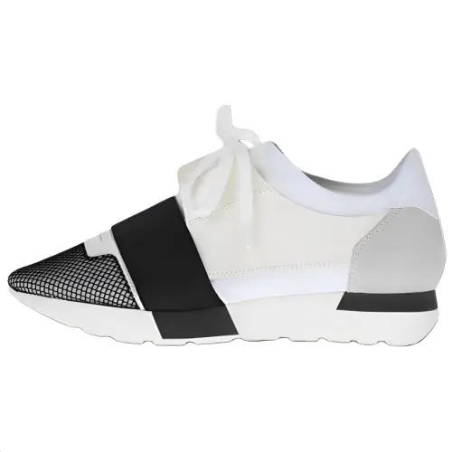 Balenciaga Race Runner Low top Casual Shoes Women's White