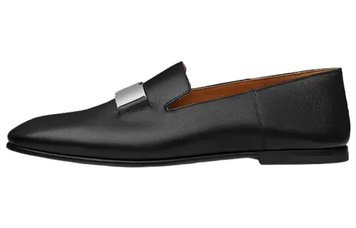 HERMES Casual Shoes Men's Black