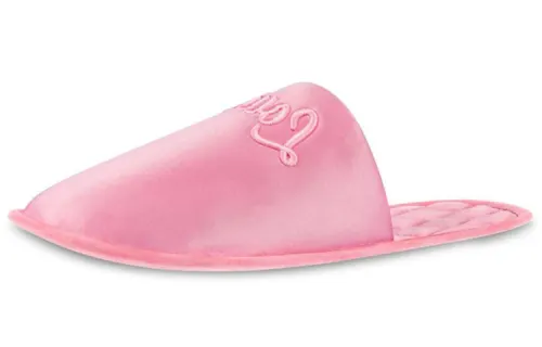 LOUIS VUITTON Suite Closed Toe Slippers Women's Pink