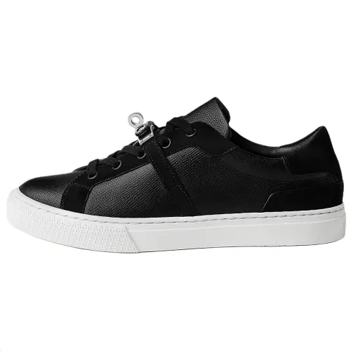 HERMES Day Epsom Low top Skateboard Shoes 3cm Men's Black