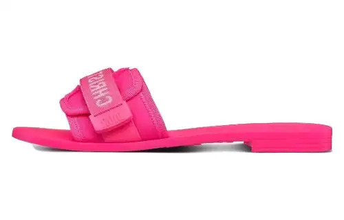 DIOR Diorevolution Slide Slippers Women's Bright Pink