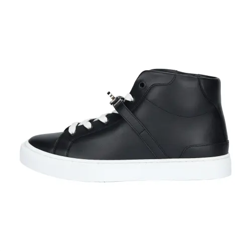 HERMES Daydream Mid top Athletic Shoes Women's Black