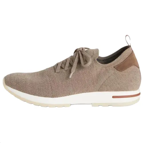 Loro Piana 360 LP Flexy Walk Low top Casual Shoes Men's Steel Brown