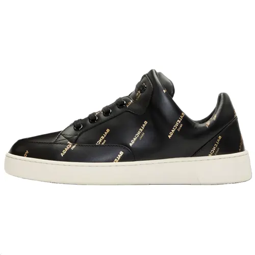 Balenciaga All Over Low top Skateboard Shoes Women's Black
