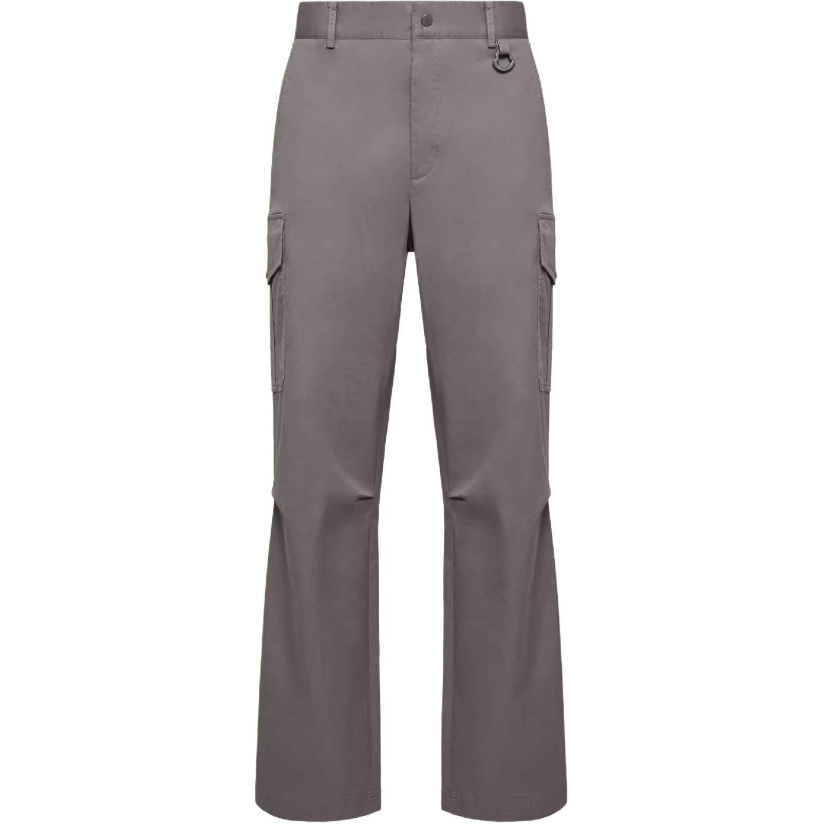 Мужские штаны Moncler Cargo Cotton Blend Gabardine Pants (черные)