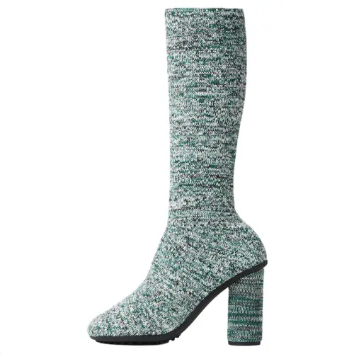 Bottega Veneta Atomic Knee high Boots 9cm Women's Green