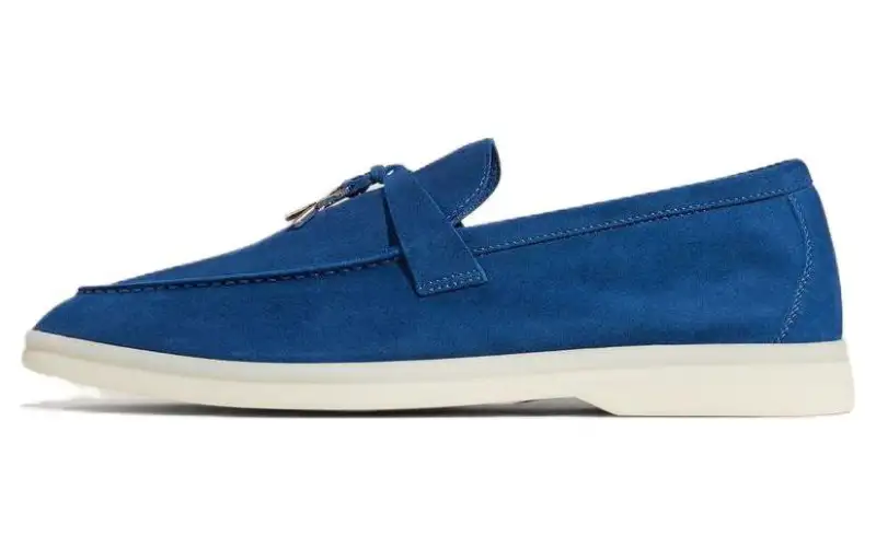 Loro Piana Summer Walk Casual Shoes Women's Blue