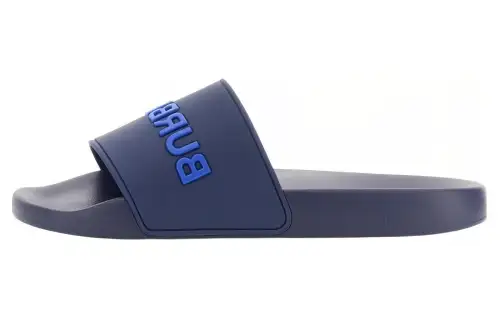 Burberry Embossed Logo Slide Blue