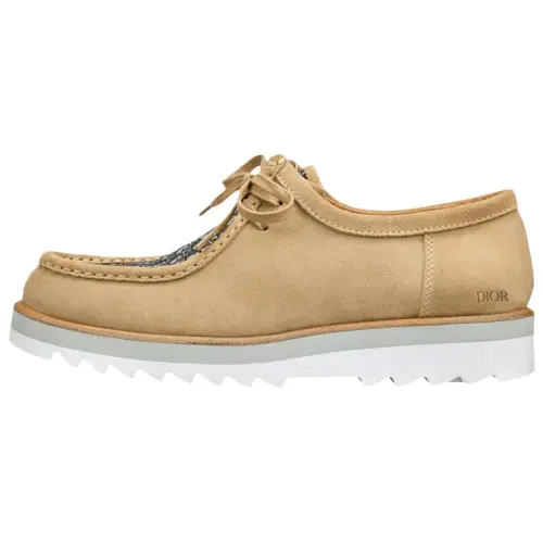 DIOR Boat Shoe Beige Suede