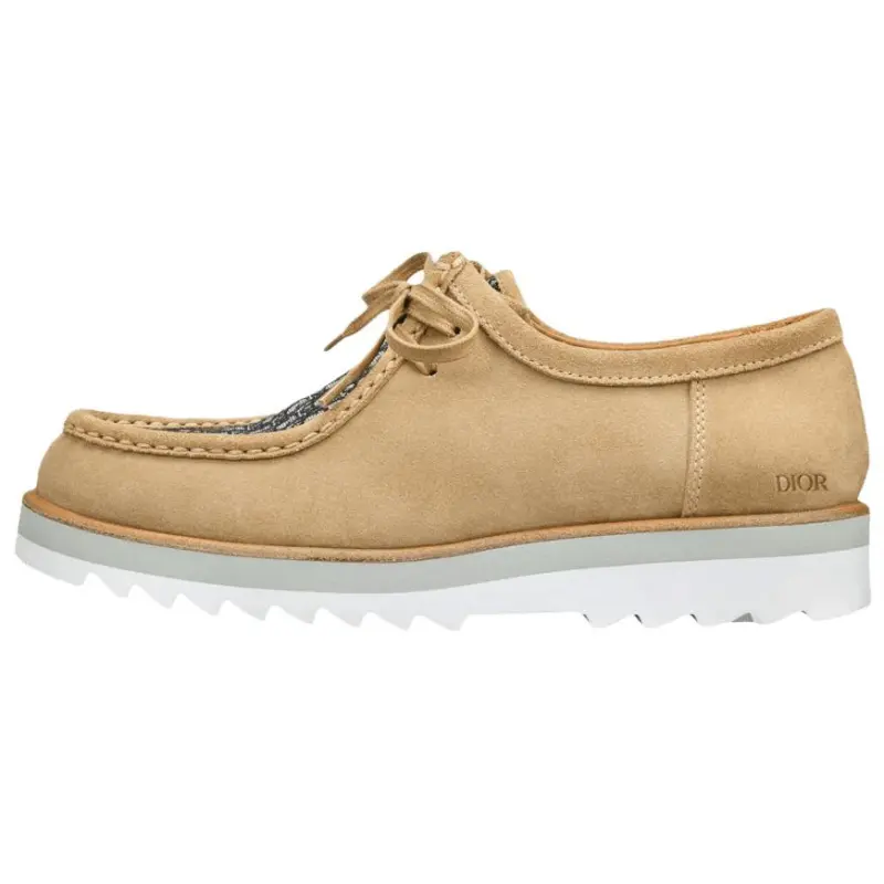 DIOR Boat Shoe Beige Suede