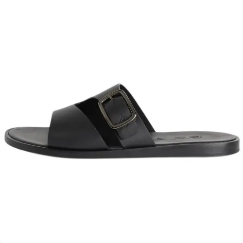 Loro Piana Slide Slippers Men's Black