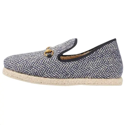 Gucci Herringbone Loafer Espadrilles 'Herringbone Tweed'