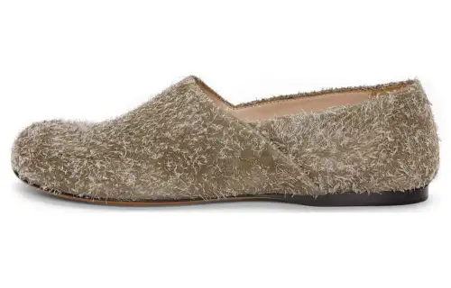 LOEWE Campo Suede Casual Shoes Women's Green