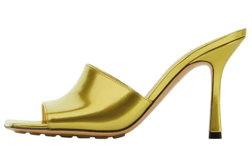 Bottega Veneta Stretch Open Toe Heeled Mules Women's