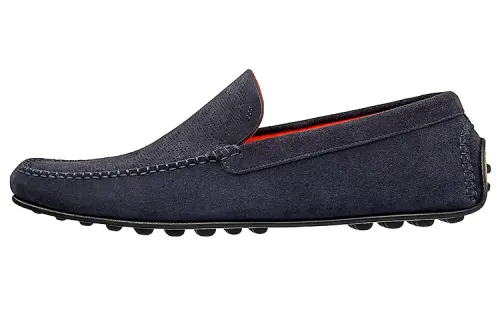 HERMES Come Casual Shoes Men's Dark Denim