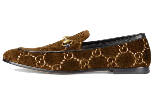 GUCCI Jordaan Casual Shoes Men's Brown