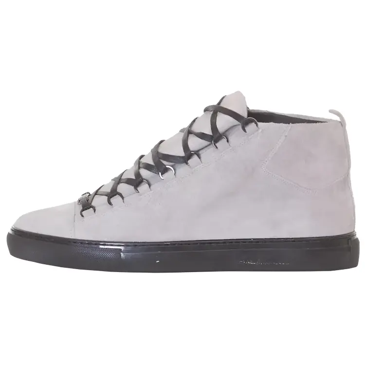 Balenciaga Arena High top Skateboard Shoes Men's Gray