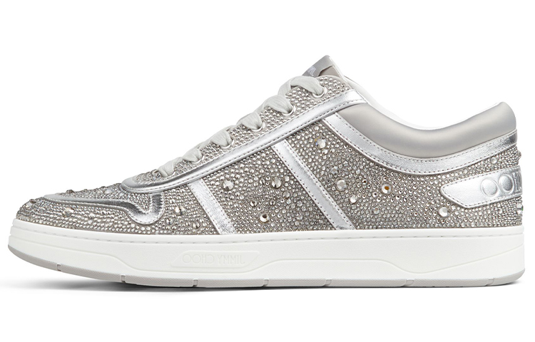 Jimmy Choo Hawaii Skateboard Shoes Men's Silver