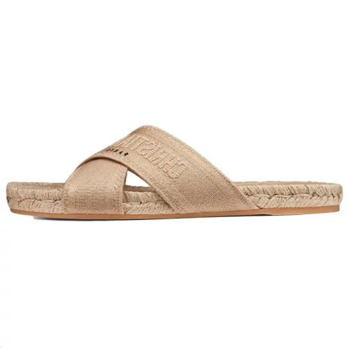 DIOR Granville Slide Slippers Women's Rose Gold