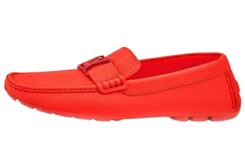 LOUIS VUITTON Monte Carlo Men's Casual Shoes Men's Orange Red