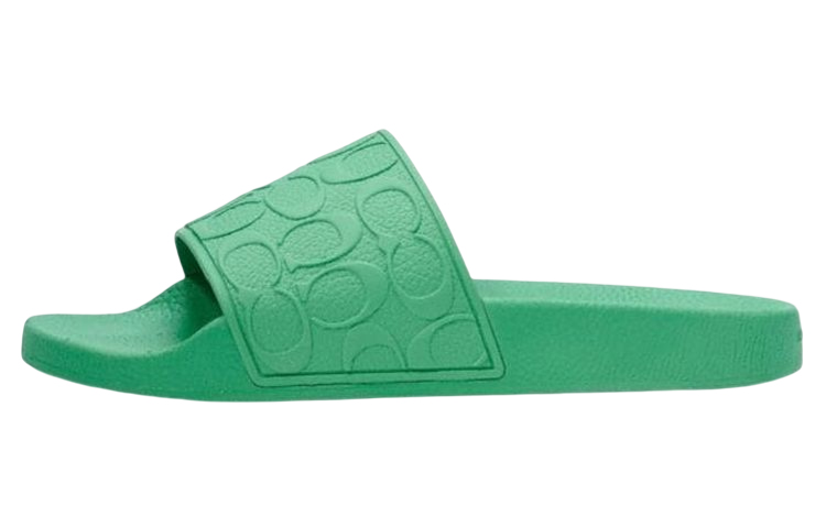 COACH Quick Dry Slide Slippers Men's Green