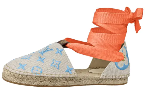 LOUIS VUITTON Starboard Casual Shoes Women's Orange