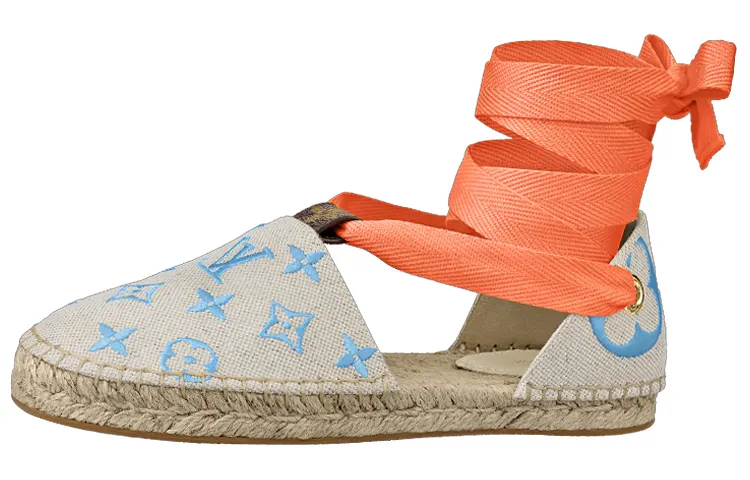 LOUIS VUITTON Starboard Casual Shoes Women's Orange