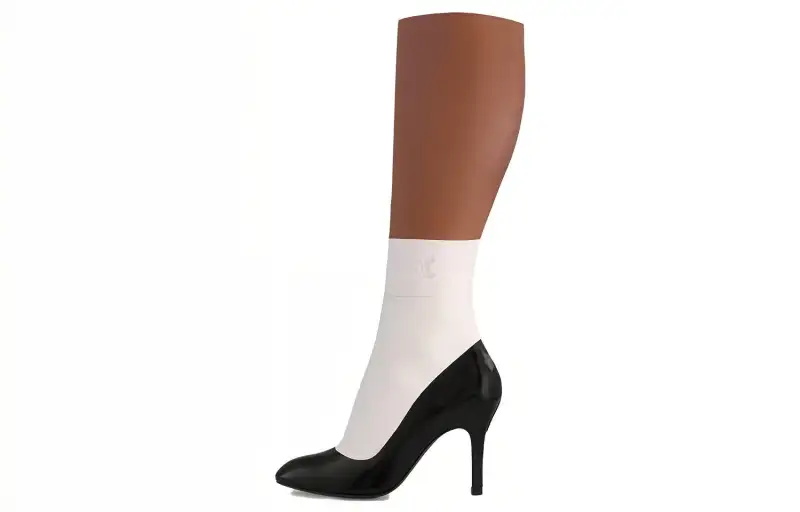 LOUIS VUITTON Leather Ankle Boots Women's Black
