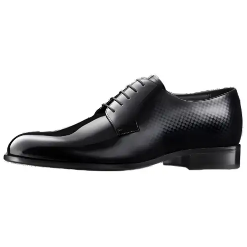 LOUIS VUITTON Beaubourg Petit Damier Casual Shoes Men's Black