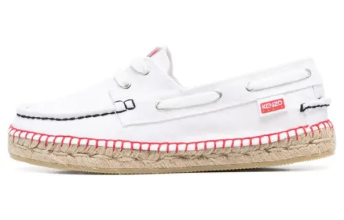 KENZO Boat Shoes Women's White